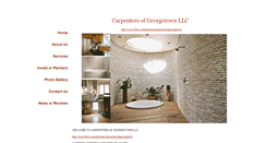 Desktop Screenshot of carpentersofgeorgetown.com